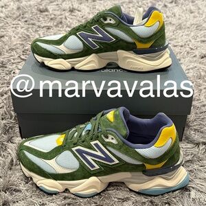 New Balance 9060 Dark Alpine Green. Mens 9